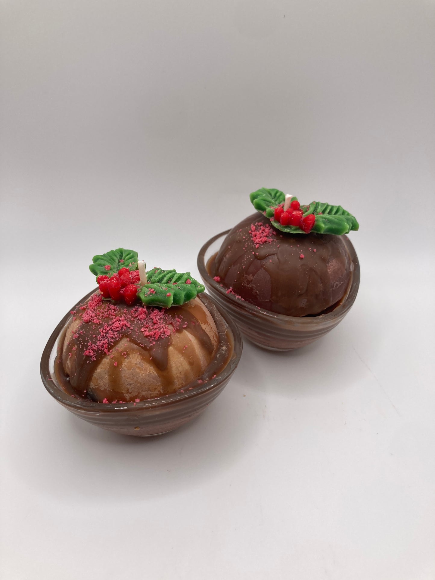 Christmas Pudding Candles