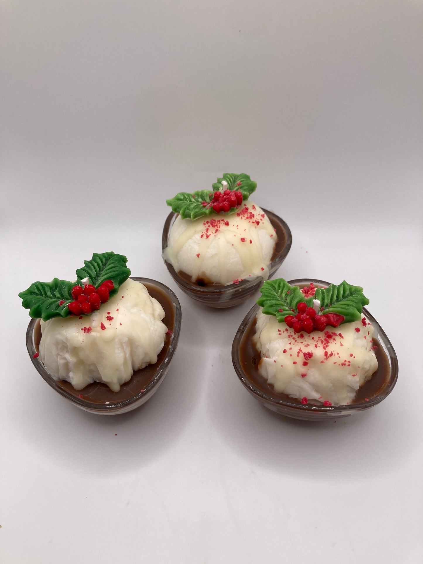 Christmas Pudding Candles