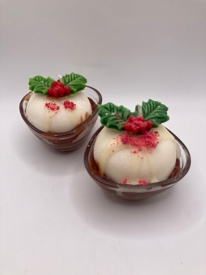 Christmas Pudding Candles