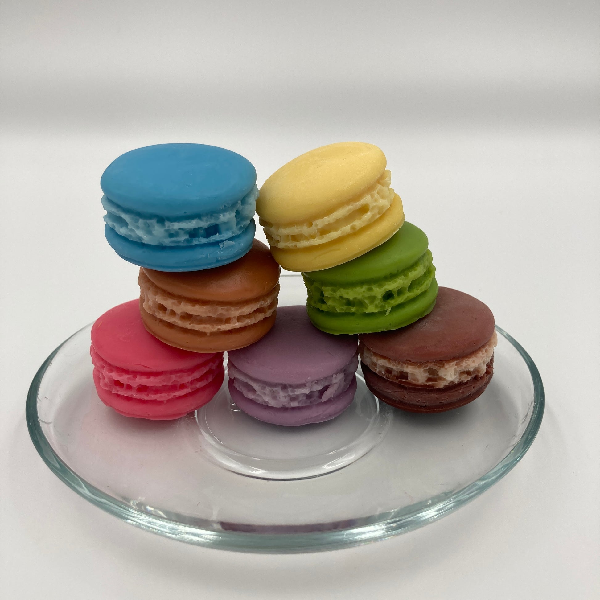 Stacked image of Macaron Melt fragrances available from Wally Wax