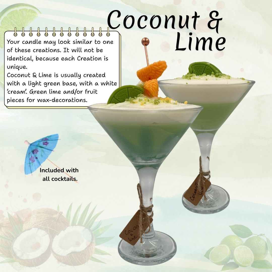 Martini Mocktail Candles