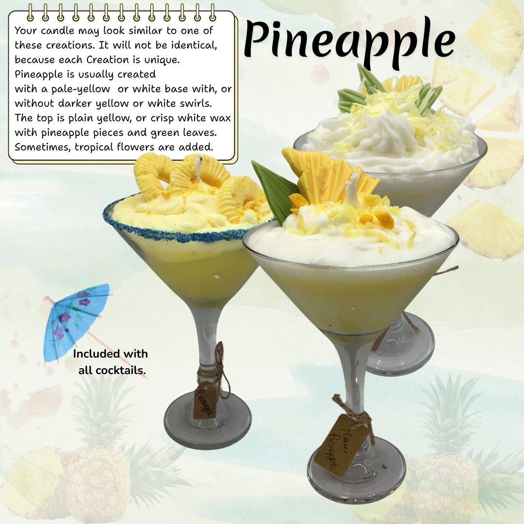 Martini Mocktail Candles