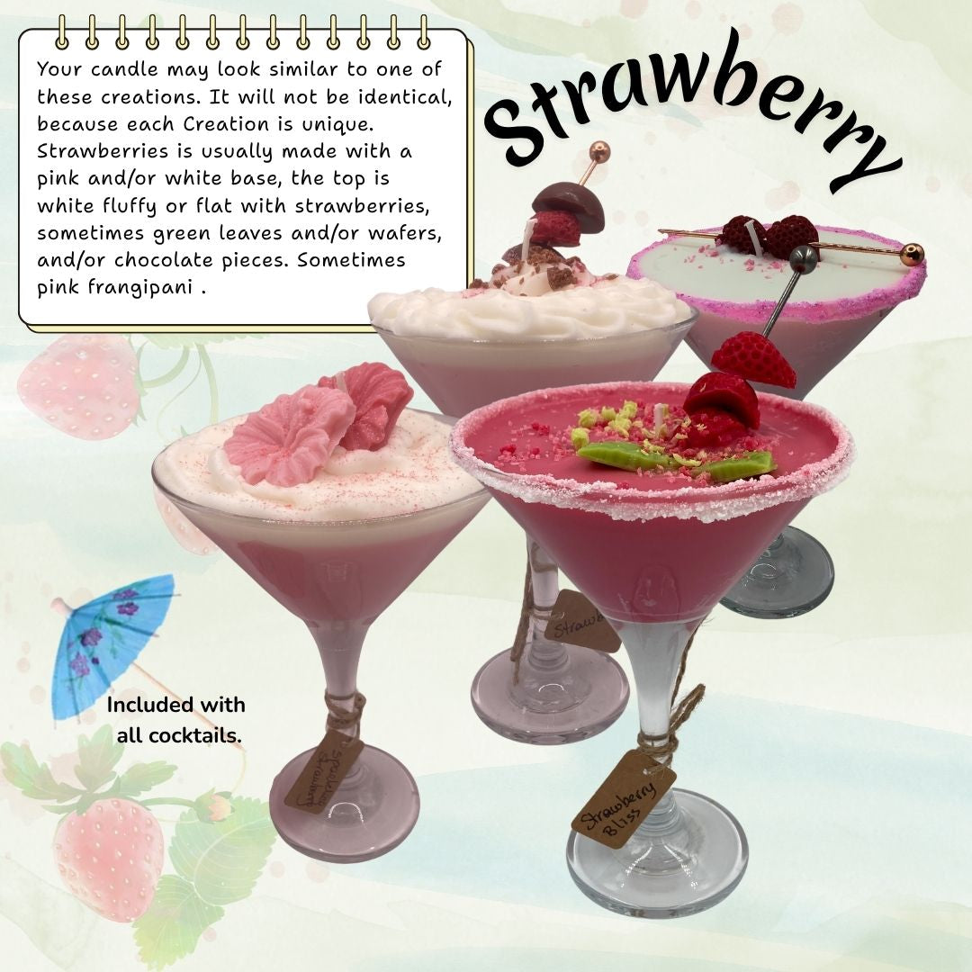 Martini Mocktail Candles