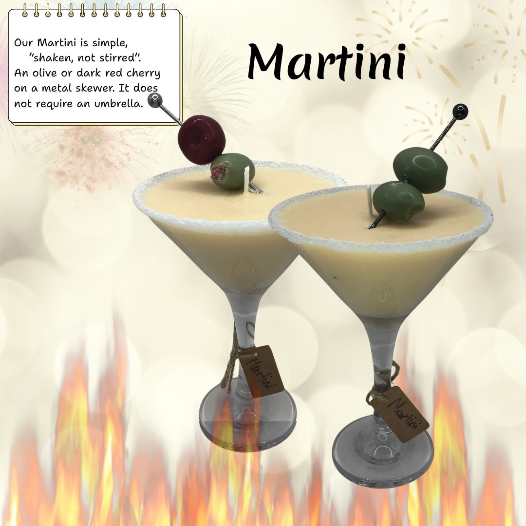 Martini Mocktail Candles