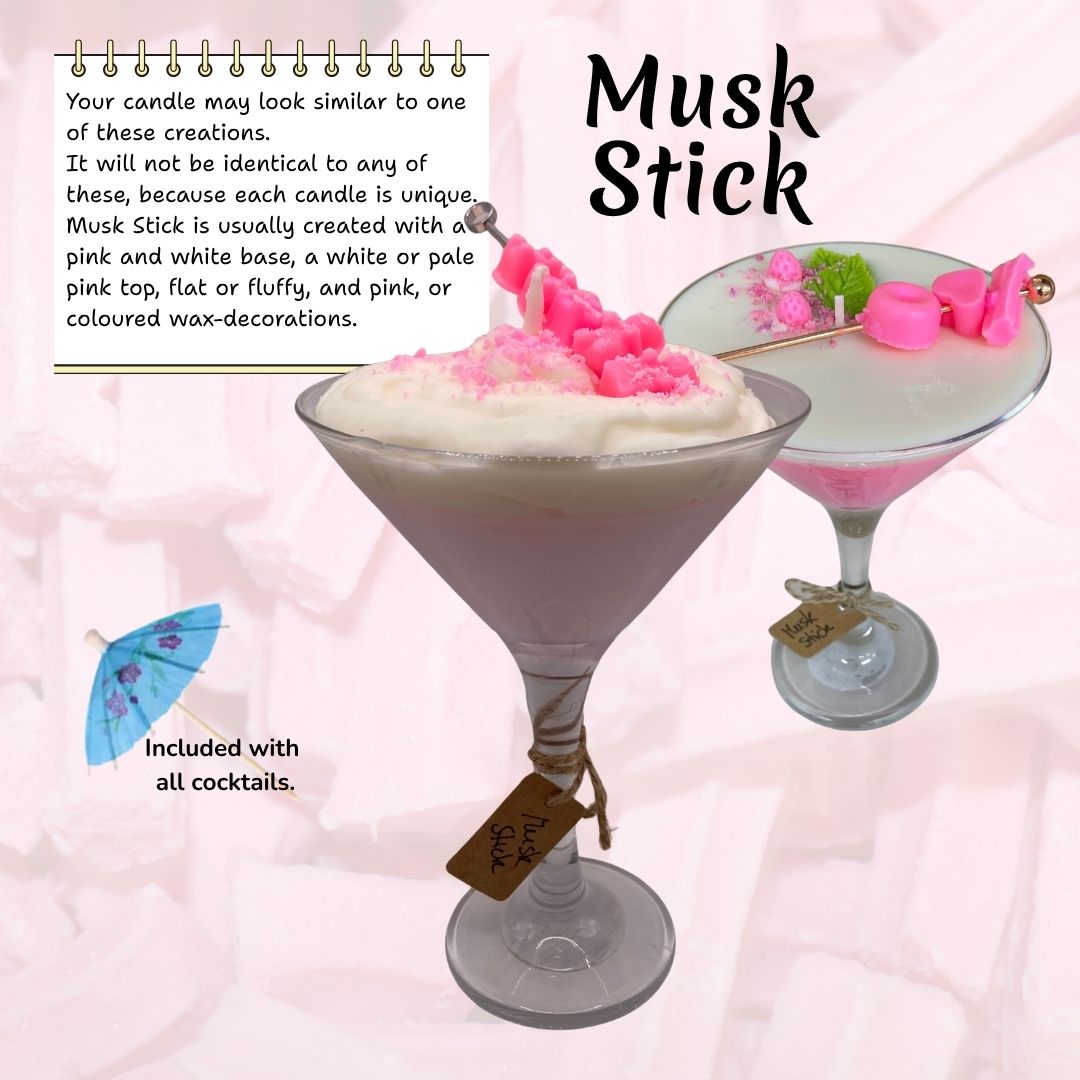 Martini Mocktail Candles