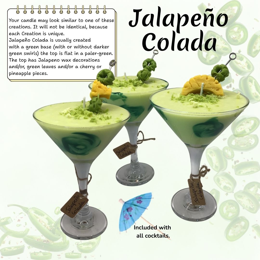 Martini Mocktail Candles