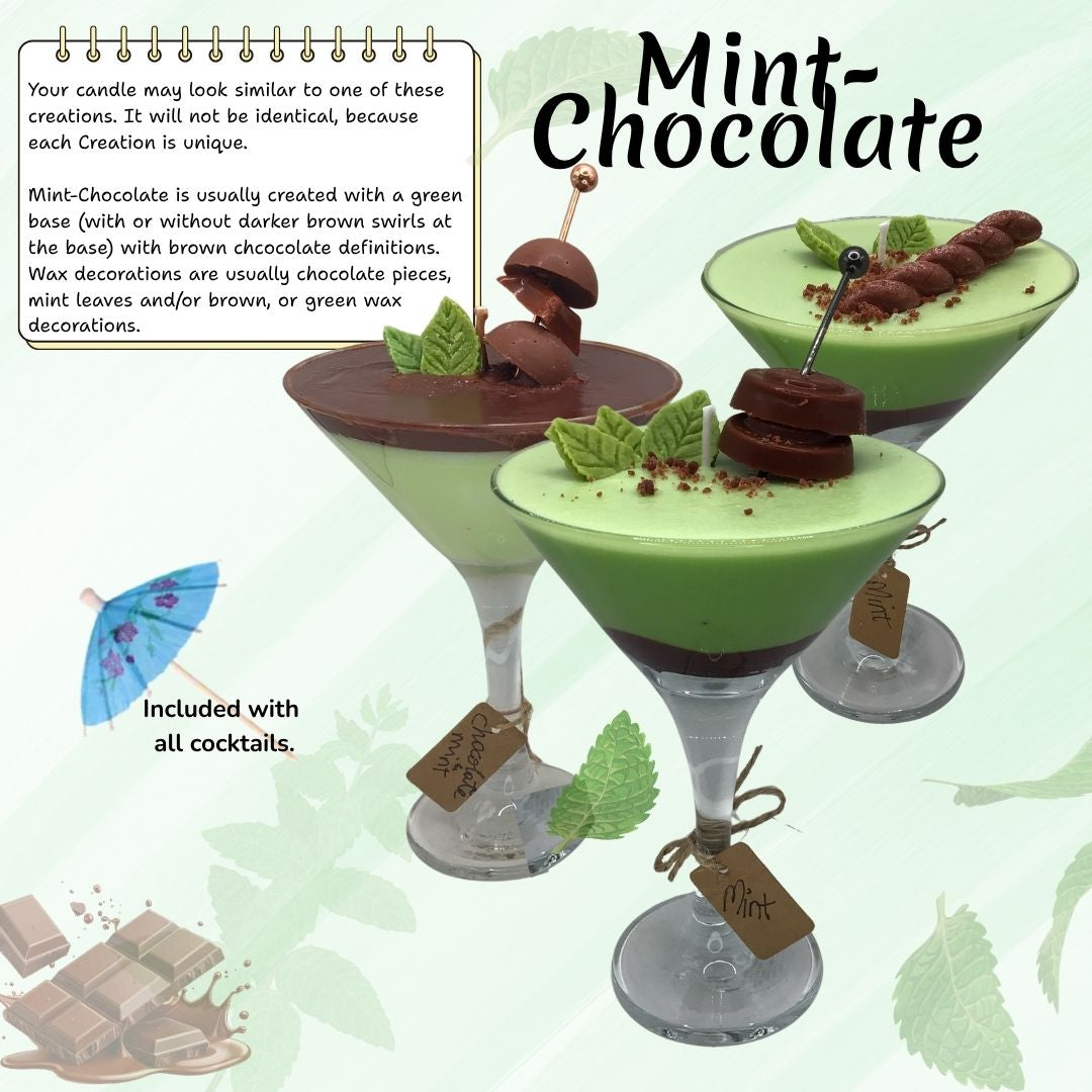 Martini Mocktail Candles