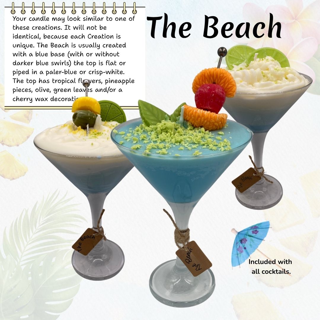 Martini Mocktail Candles