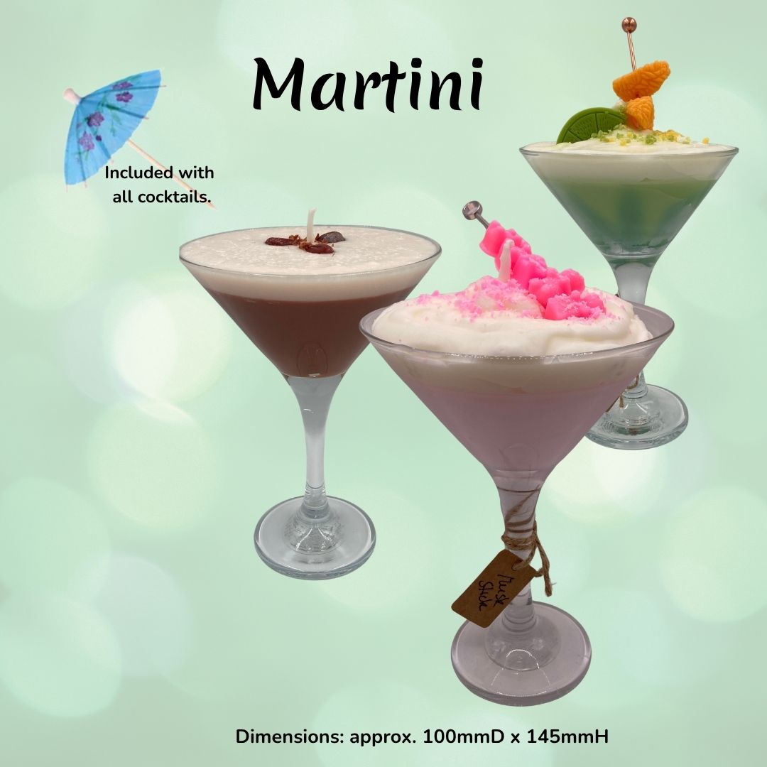 Martini Mocktail Candles