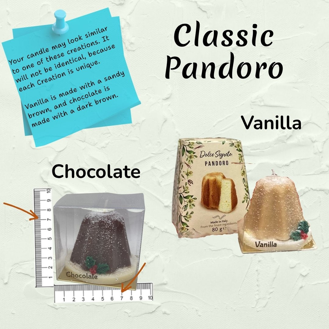 Pandoro Cake Candles