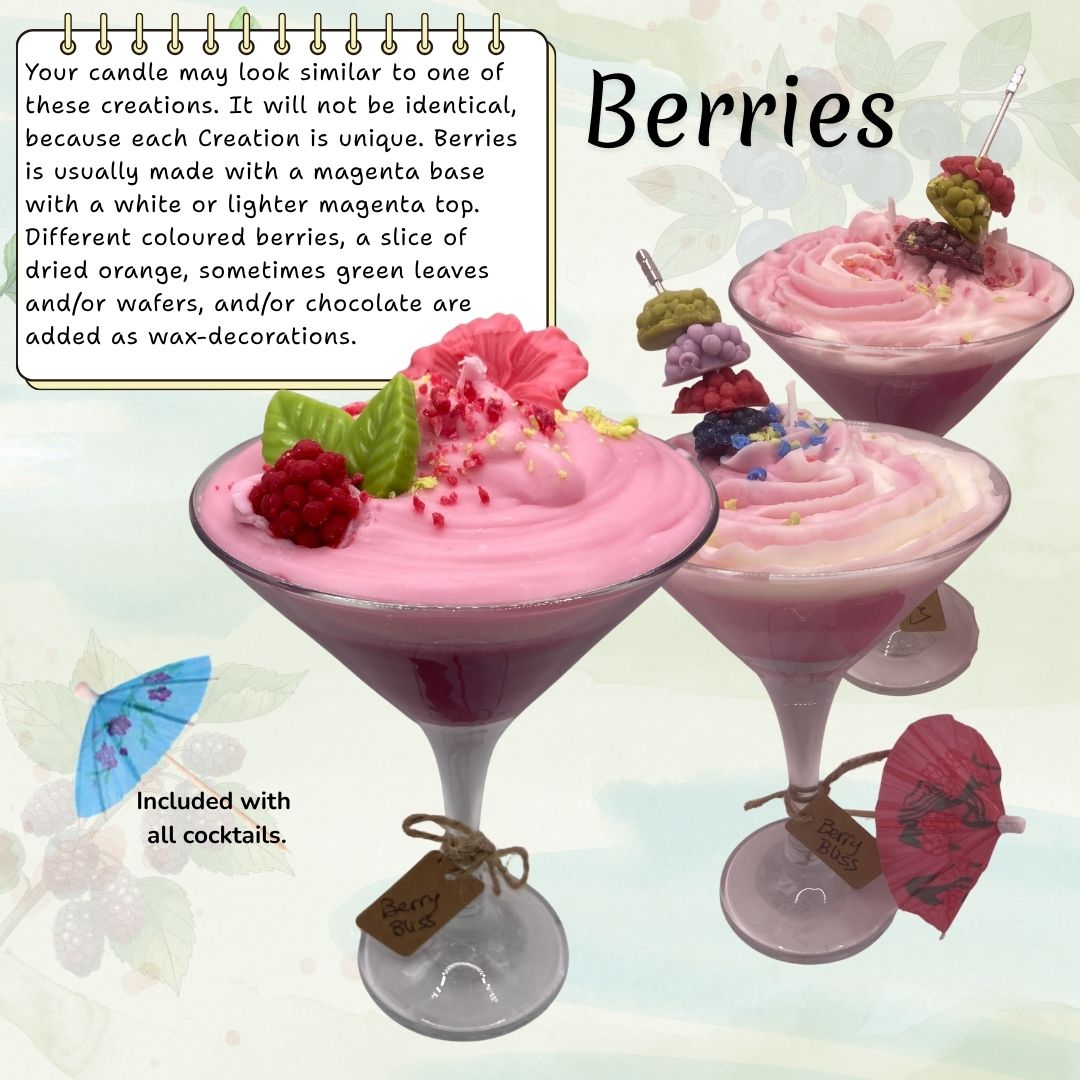 Martini Mocktail Candles