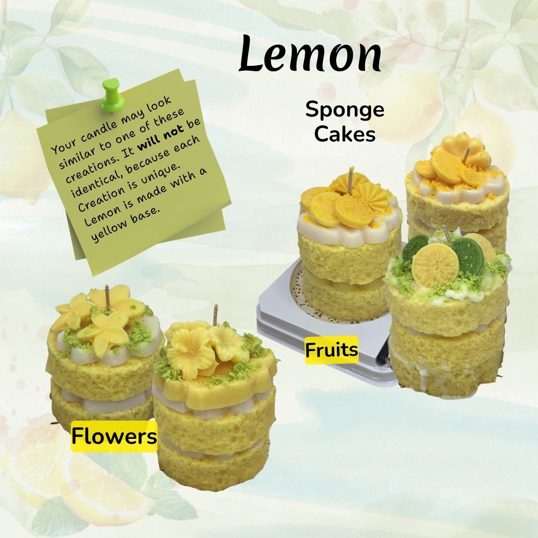 Sponge Cake Candles