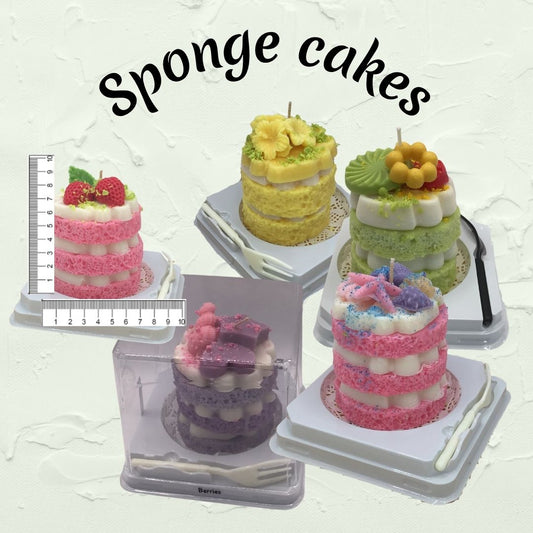 Sponge Cake Candles