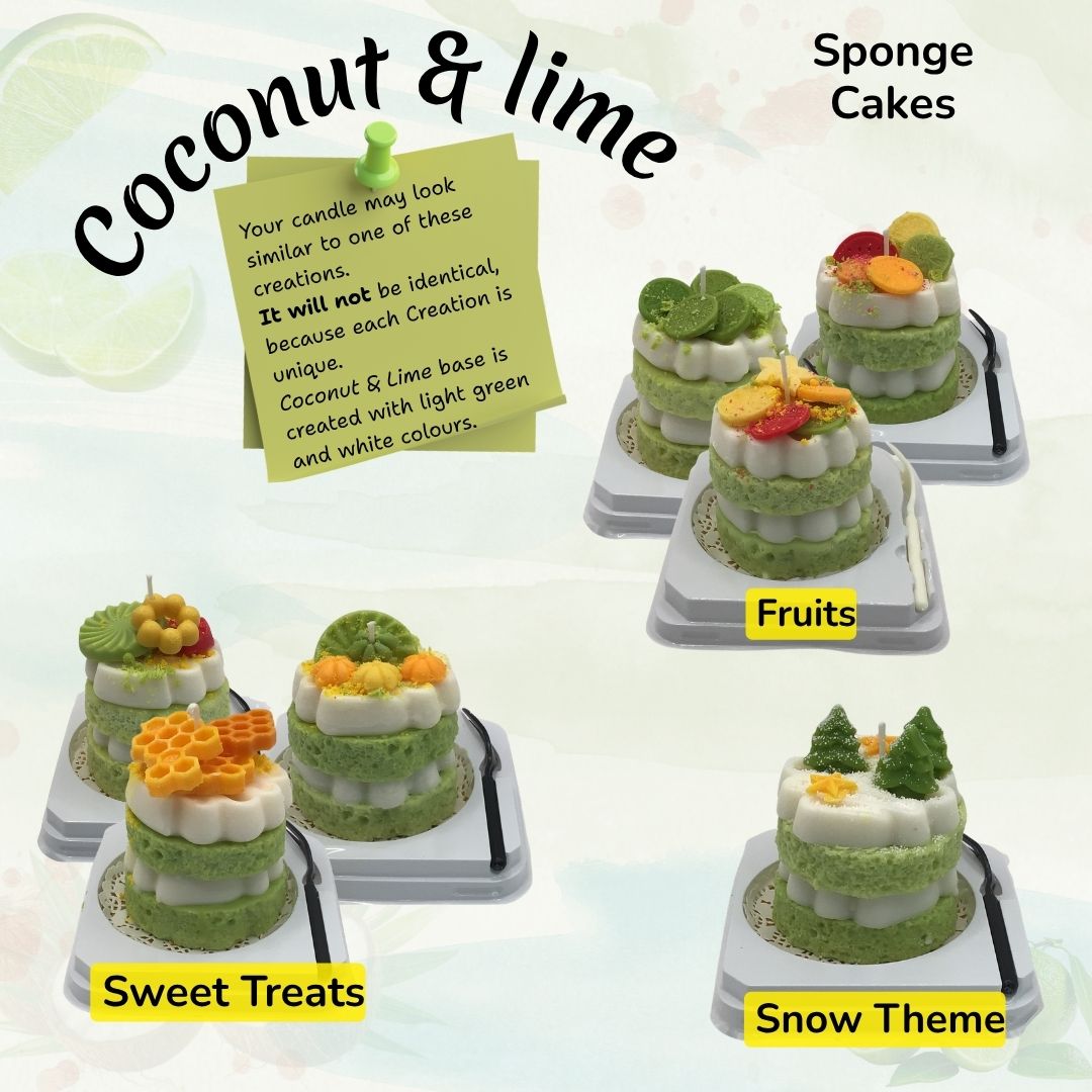 Sponge Cake Candles