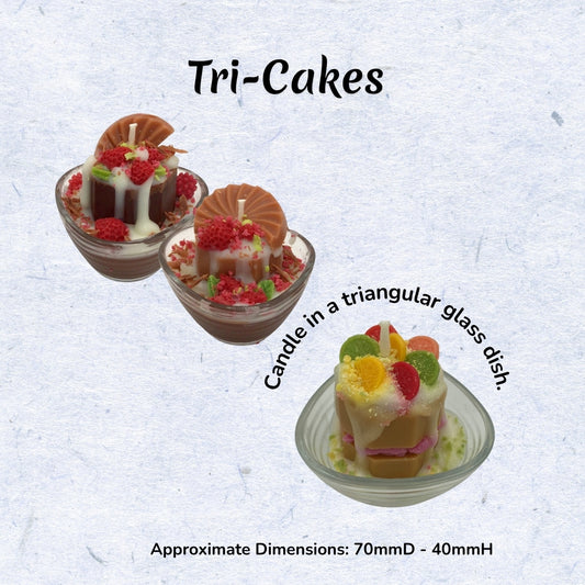 Tri-Cake Candles