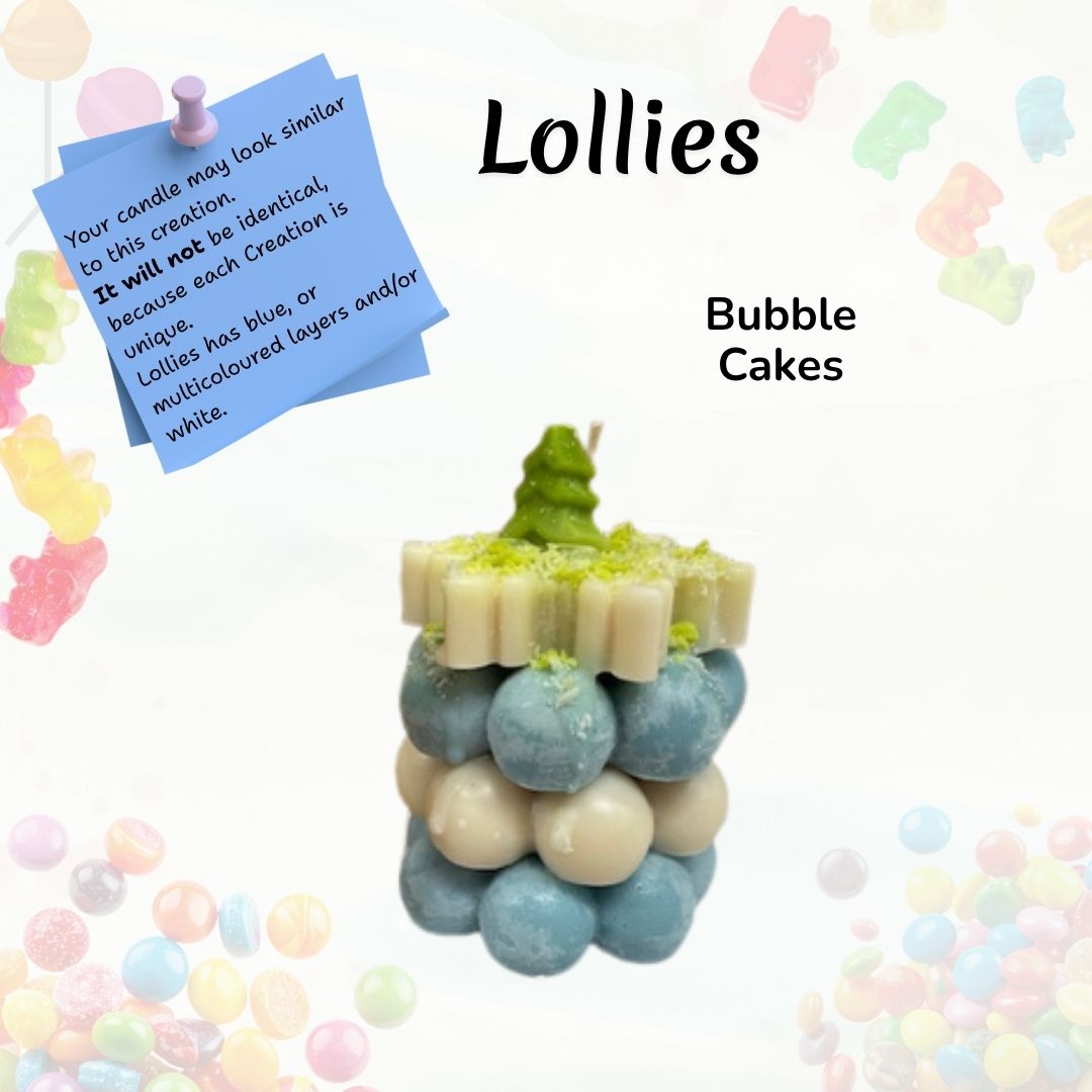 Bubble Cake Candles