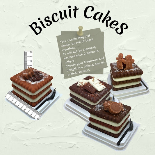 Biscuit Cake Candles